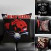 Band Llimp Bbizkit Album Cushion Cover Pillow Case Antidustmite Invisible zipper silky plush cushion