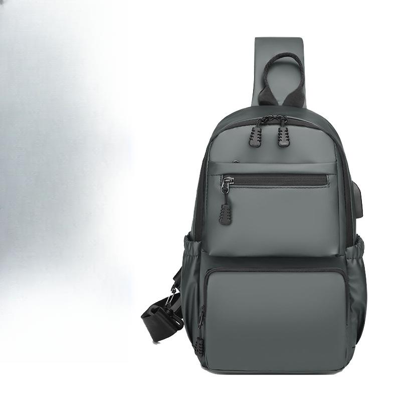 Bolso de Pecho para Hombre a la Moda de Alta Gama Bolso Bandolera para Mujer de un Solo Hombro para Ir al Trabajo Bolso para Hombre para Viajes Mochila de Pecho Impermeable Bolso de Hombro