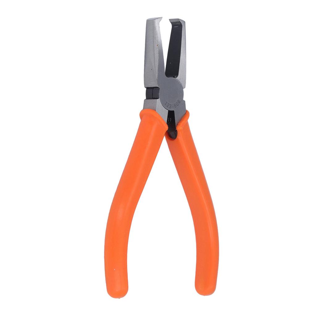 Transverse End Cutter 8mm CRV Long Nose Flush Jaw End Cutting Pliers with Auto Reset Spring for