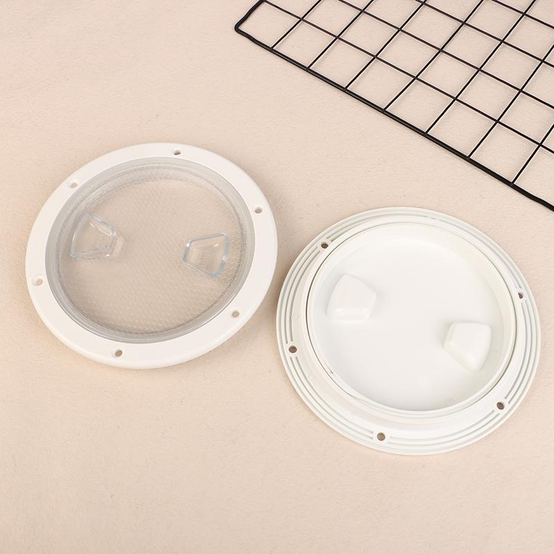 Capac rotund antiderapant pentru punte, 4/6/8 inch, pentru inspecția orificiilor de inspecție a trapei, pentru barca, pentru iahturi