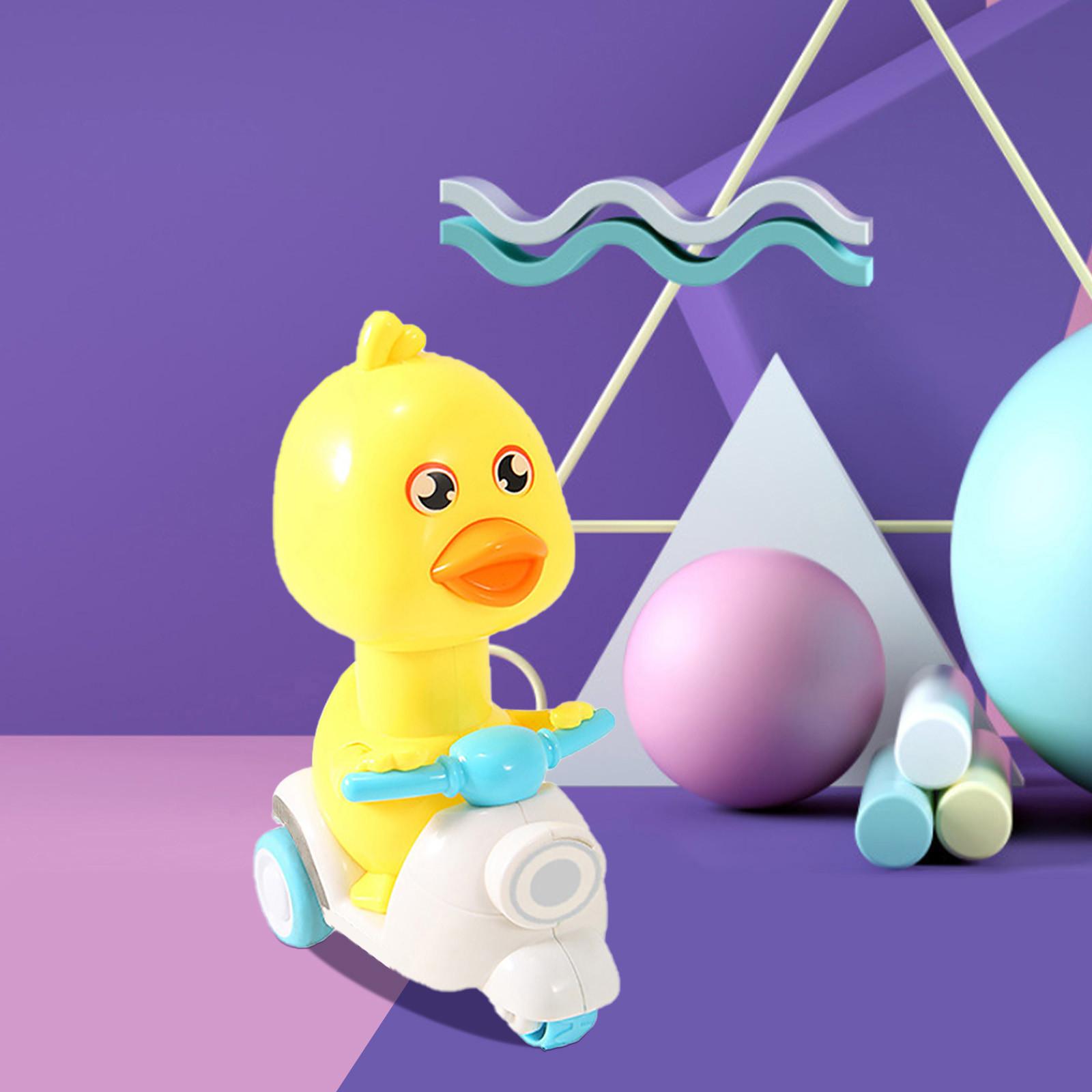 

(H0826)Детский мини-автомобиль, тип давления, маленькие желтые утки, мотоцикл, игрушка с откатом назад синий