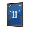 Jersey Frame Display Case, 79.5x 59x 4 Cm, Wooden Sport Jersey Shadow Box with 98% UV Protection PC Panel and Hanger, Magnetic Lock, for Baseball