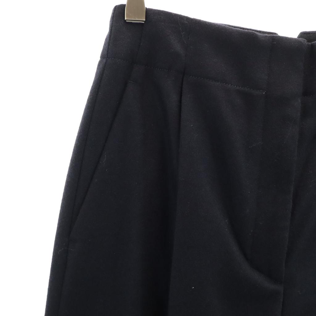 Unused Ebure Made In Japan High Waist Wide Pants 38 Navy Women Used