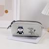 Canvas Pencil Case For Students Large Capacity Zipper Storage Bag For Girls