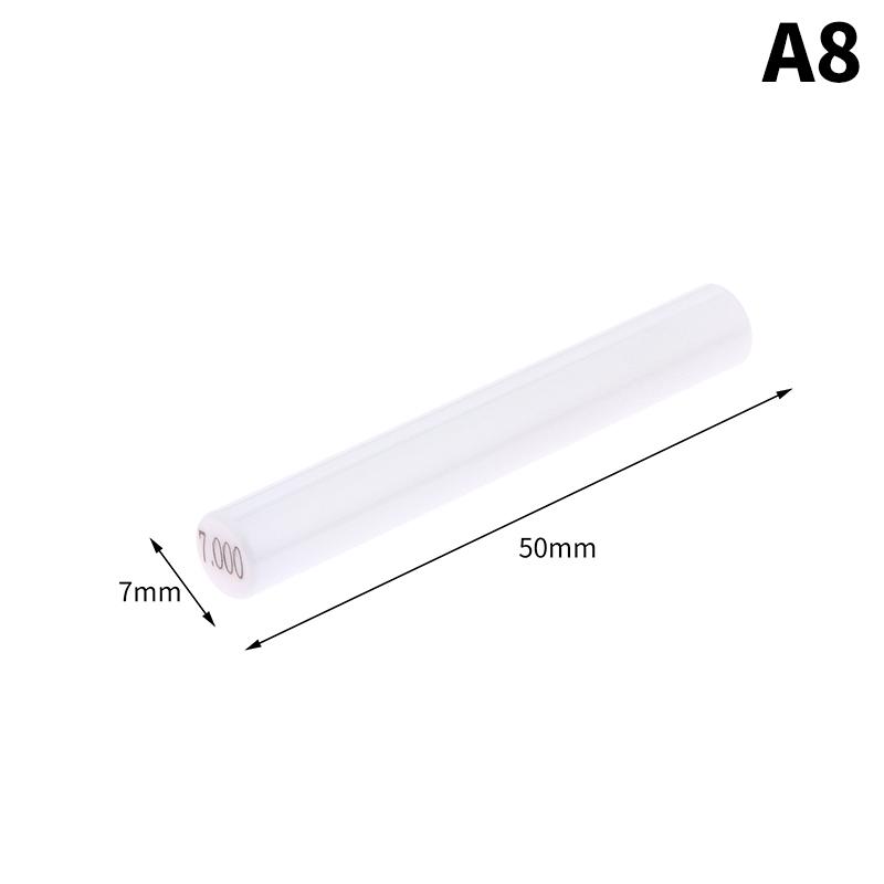 1Pc Range 0.5-10.00Mm,Ceramic Pin Gauge Grade 0 Gauge Tools For Carpentry Inspection Mechanical And Measurement