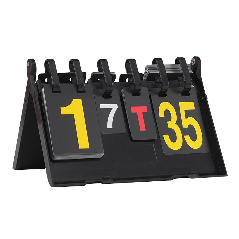 Scoreboard Score Keeper Ping Pong Basketball Billiard Scoreboards Portable Flips up Scorekeeper training basketball equipment