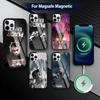 999 Juice W-WRLD Handyhülle Für iPhone17,16,15,14,13,12,11 Plus,Pro Magnetisch mit Magsafe Kabelloses Laden