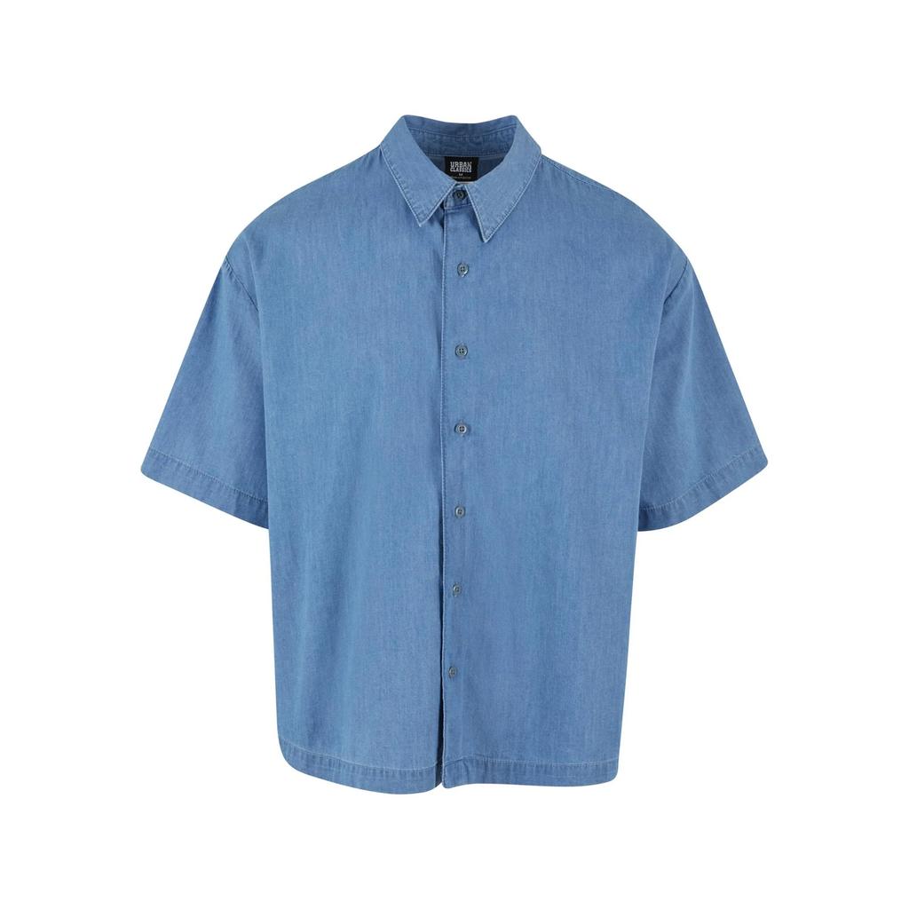 Urban Classics Mens Denim Lightweight Shirt