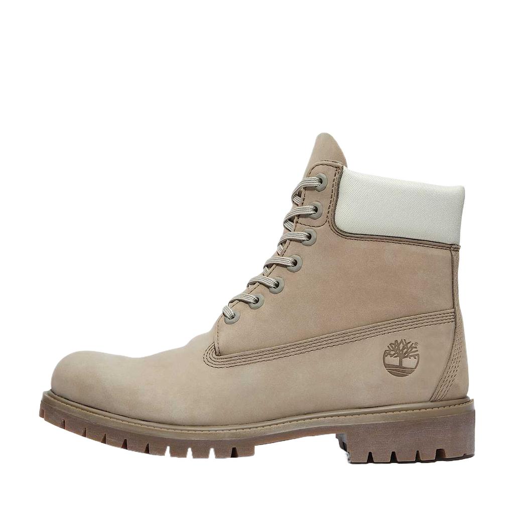 Timberland 6 Inch Premium Waterproof Boot Grey Nubuck Light Green Men Sneakers Tan TB0A2P6W-A4E