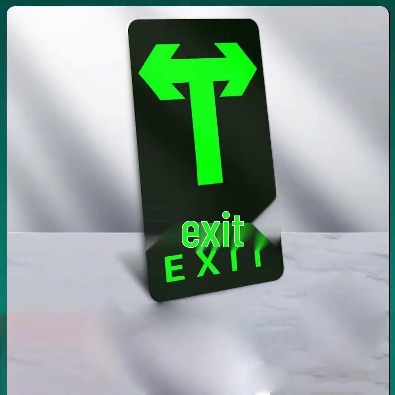 LijiuHong Fire Safety Directional Sign Stickers