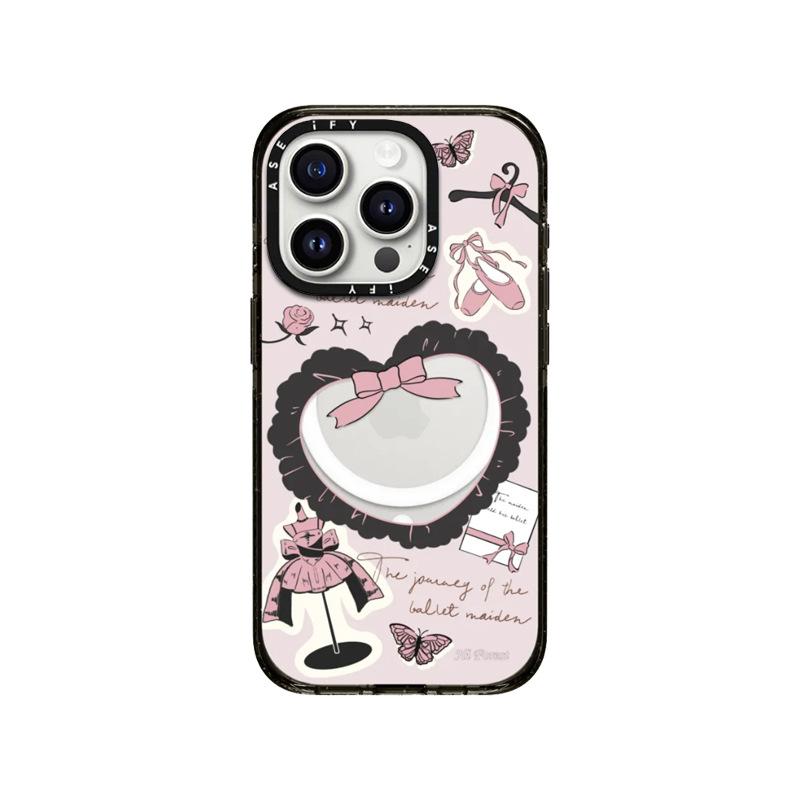 C Home Shell Magnetyczny Kok Kot Łabędź dla Apple 17promax Etui na Telefon Komórkowy dla IPhone14plus13/16