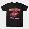 Asian Size Men Black Print T-shirt Rat Meme No-Cut Print Cotton Tshirt