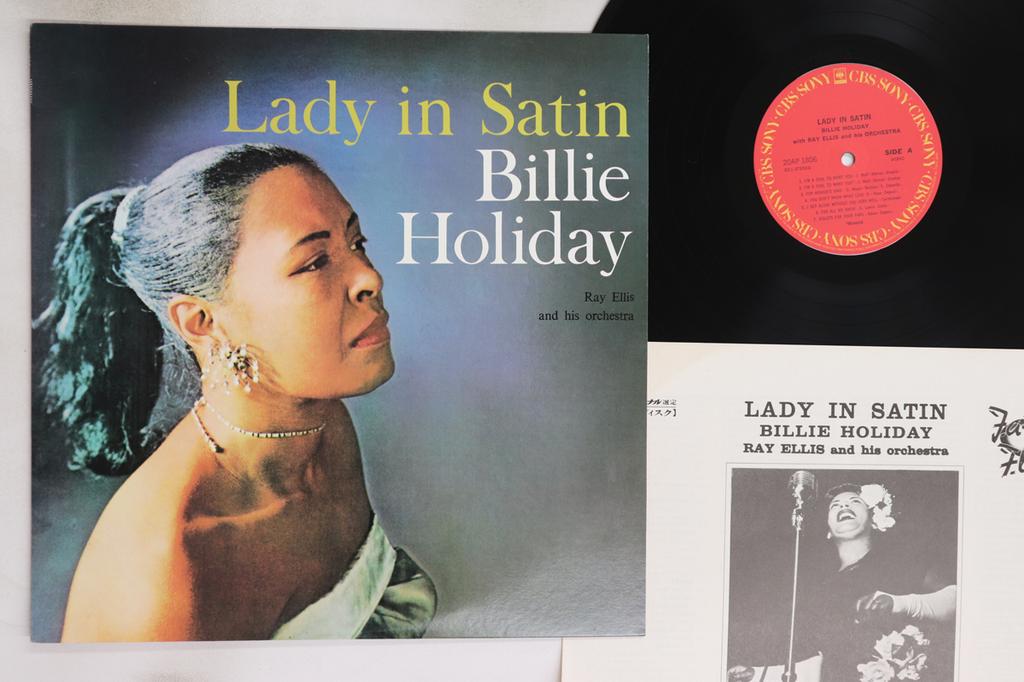 LP Record BILLIE HOLIDAY - Lady In Satin 20AP1806 CBS SONY 1958 Japan Jazz Used