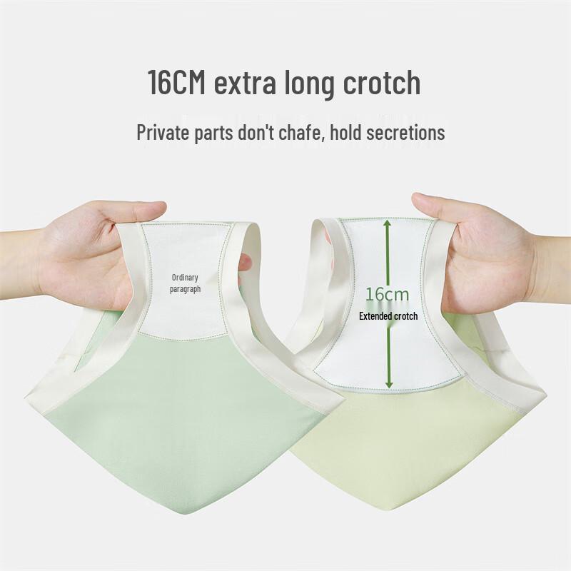 YOUNGYELL Women's Seamless Antibacterial Mid-Waist Underwear 4-Pack