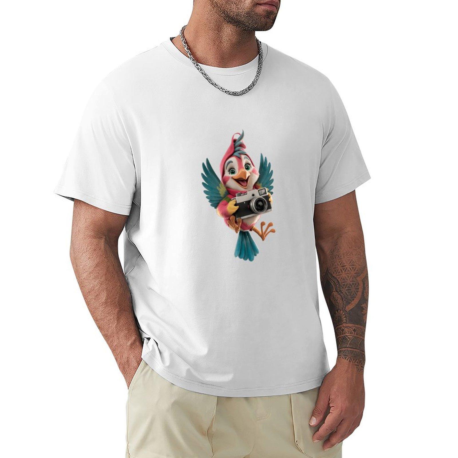 Copy Of Photographic Bird Tshirt Uv Protection Outdoor Tee Shirt S