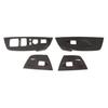 Inner Door Window Switch Carbon Look Trim Cover For BMW X3 X4 G01 G02 2018-2023