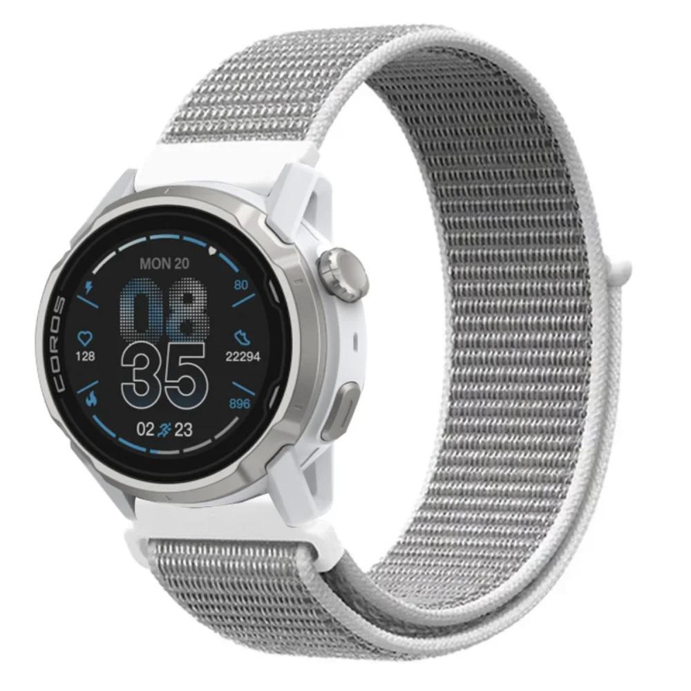 20mm 22mm Nylon Band voor COROS PACE 4 3 2/APEX 4 42mm/2 Pro Comfortabele Polsband voor Suunto Vertical 2 Race 2-S/Run/Ocean Band