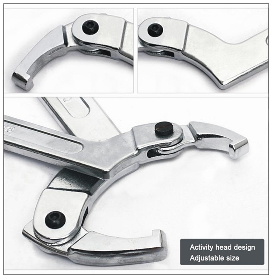 Adjustable Hook Wrench for Motorcycle Suspension