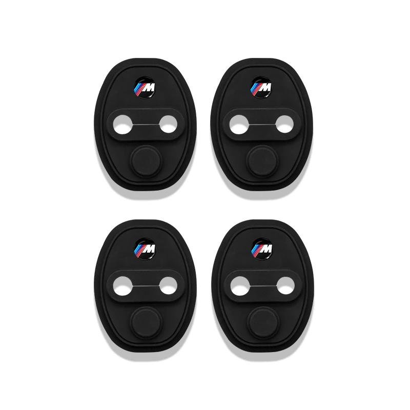  KYSIY1 Car Sticker 4PCS Car Door Lock Cover Case  Accessories For BMW M E34 E36 E60 E90 E46 E39 E70 F10 F20 F30 X5 X6 X1 M3 M5 M6 E71 F