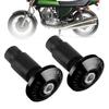 Elerose 22mm 7/8inch Dop Capăt Ghidon Motocicletă, Dop Universal Capăt Ghidon Slider Capăt Dop pentru Curse ATV Off-Road (Negru)