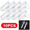 10PCS Face Shield Mask Anti Saliva Splash Eyewear Anti-fog Detachable Protect Face Frame Visors for Travel Kitchen Household