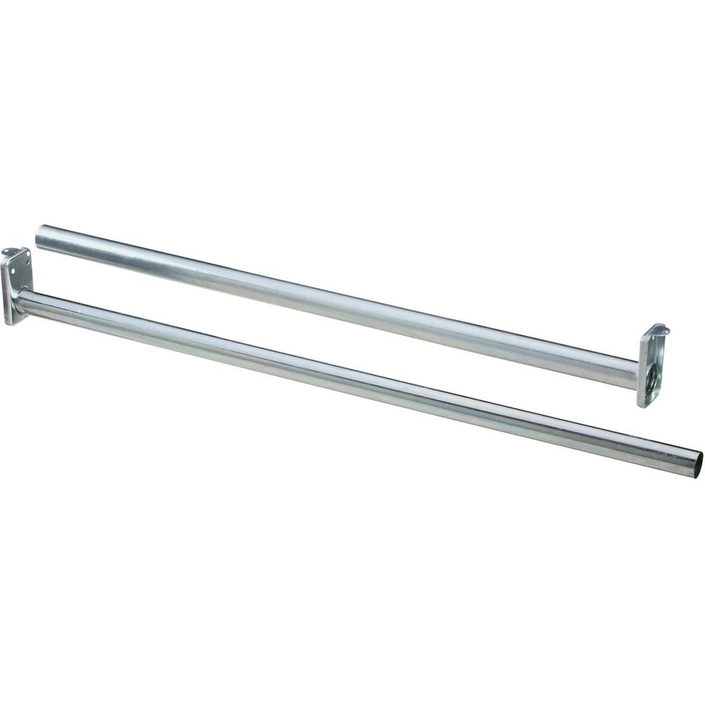 Versatile Adjustable Closet Rod 48 To 72 Inch Durable Steel Storage Solution Easy To Install Closet Organizer