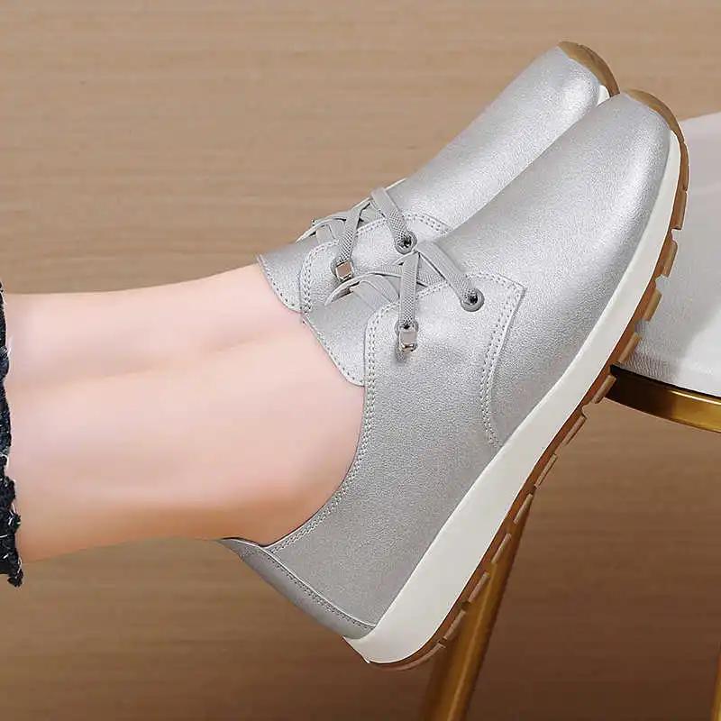 Fashion Zimni Spring-autumn Shoes Ladies Boots High Women's Shoes Women's Silver Brand Sneakers Sport Flatas Model Basctt Play