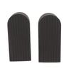 2 Pcs Door Stoppers Flexible Thick Skid Resistance Wearproof Large Black Security Door Stops for Bot