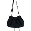 Nylon Pleated Bag Drawstring Light and Casual New Shoulder Bag Bag Niche Design Lazy Messenger Bag Woman