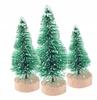 Christmas Tree Mini Christmas Decorations On A Tree Trunk