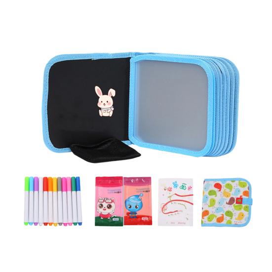 Children Drawing Book with Pens 6/10/14/16 Pages Erasable Painting Book Toddlers Boys Girls Educational