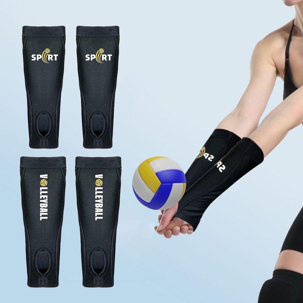 NOWE Wyściełane Rękawy Siatkarskie Oddychające Unisex na Przedramię Rękawy do Uderzeń Antypoślizgowe Elastyczne Wsparcie Nadgarstków Siatkarskich Sportowe