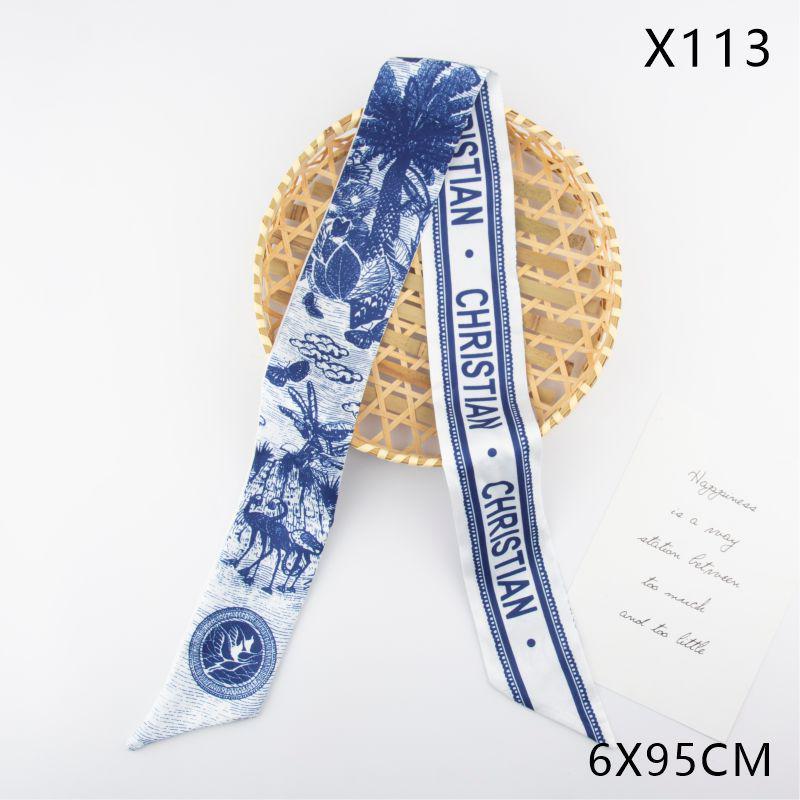 Versatile Vintage Silk Scarf: Hair Tie, Headband, Bag Accessory