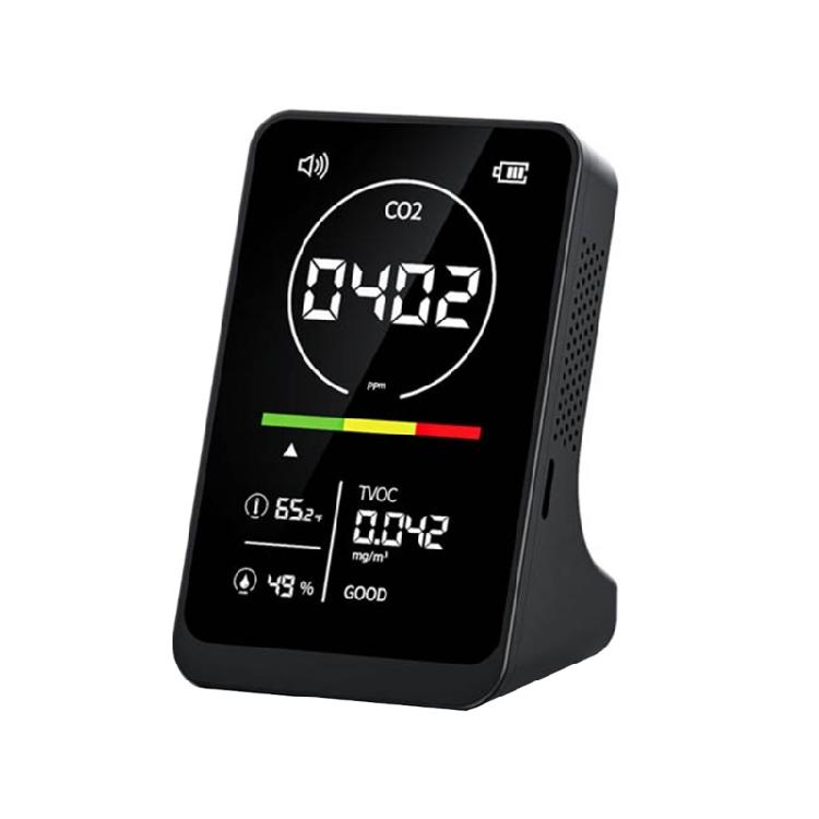 

Car Indoor CO2 Detector Air Quality Meter Temperature Humidity TVOC Detection Digital Display Carbon Dioxide Detector 1