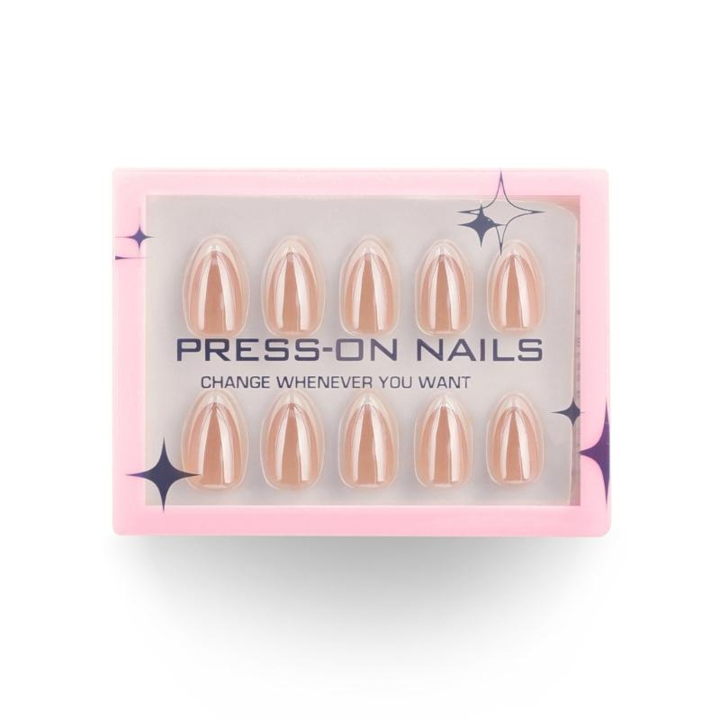 

30Pcs Almond Fake Nail Press On Nail Artificial Acrylic Nail False Nail Glues On Nail Designs French Nail Tips Gifts 1
