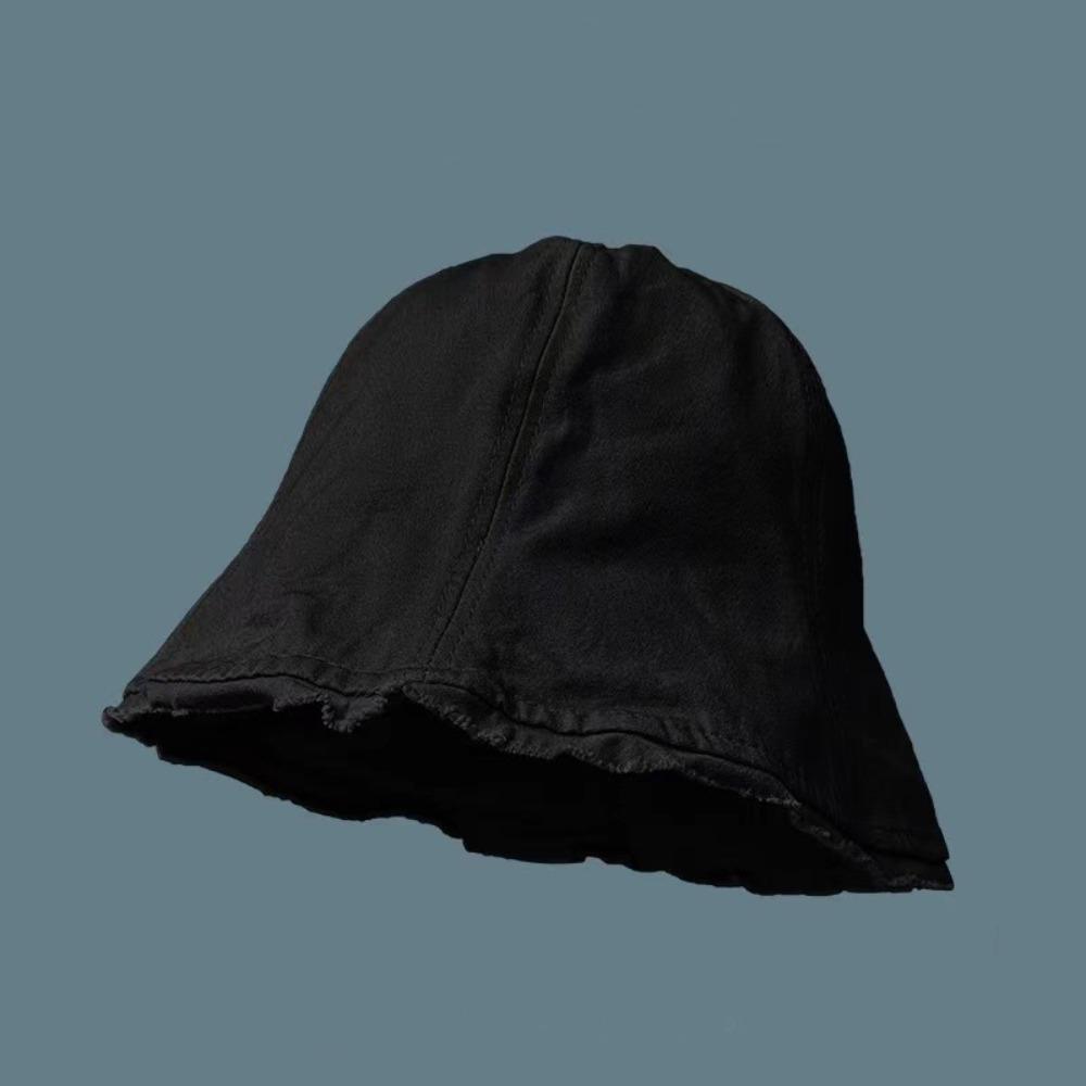Foldable Fisherman Hat Oversized Brim Sun Protection Cap Casual Bucket Hat  Unisex