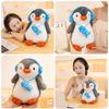 Fish Earphones Penguin Plush Toy Animal Cartoon Doll Can Be Shaped Concave