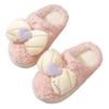 2025 winter new cotton slippers indoor non-slip cute warm plush eva bow cotton mop