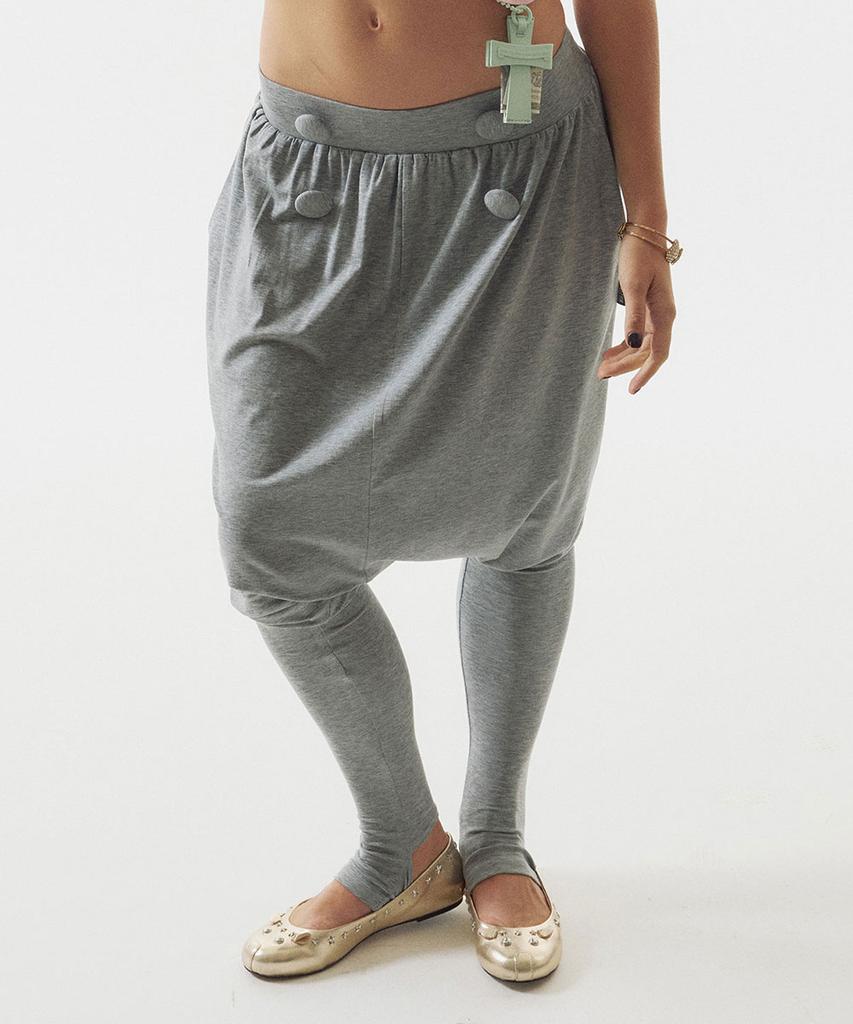 SCULPTOR Baggy Leggings Pants Melange Gray
