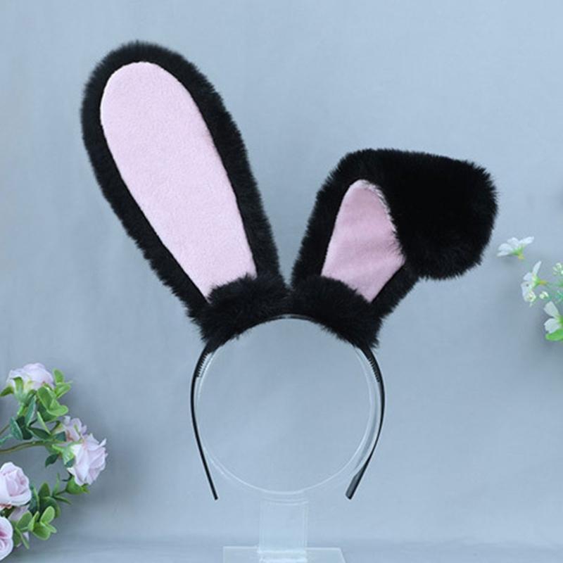 Long Rabbit Ear Hair Band Bunny Headband Festival Party Lolita Hair Band Bunny Cosplay Headdress Birthday Gift