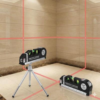 Laserový zarovnávač vodováhy Měřicí pravítko Páska Vertikální pravítko Měřicí pravítko horizontální