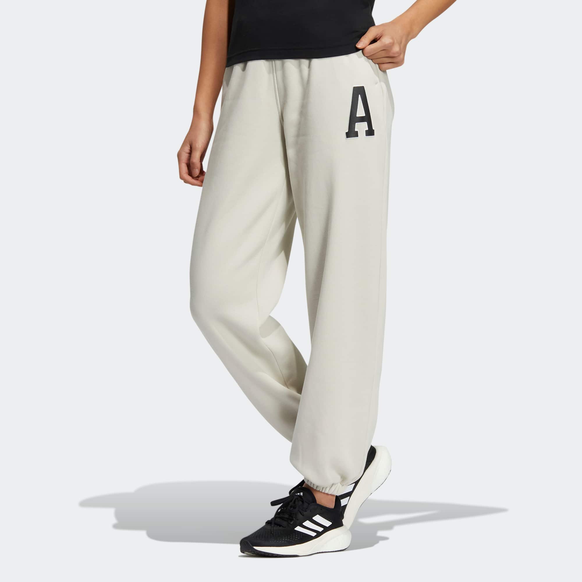 Adidas Спортивные брюки с принтом логотипа и буквами — фото 2