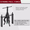 Car Inner Bearing Puller Gear 3-Jaw Extractor Automotive Repair Tool Kit Labor-saving Car Separation Bearing Removal