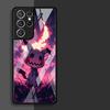 Luxury Phone Cover Glass Case for Samsung Galaxy S26 S25 Ultra S23 Plus S23+ S24+ S22 S24 S25+ S20 FE S21 Funny Pokemon Mimikyu