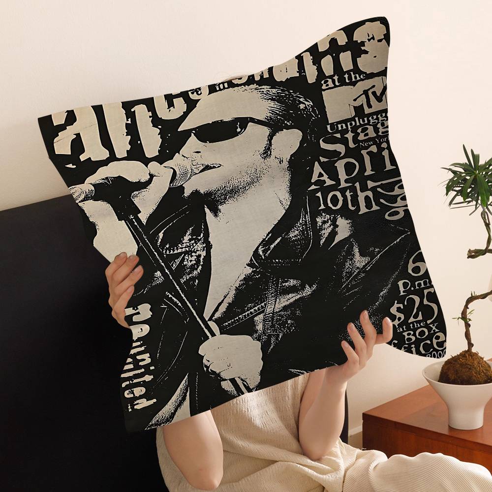 Band A-Alice I-In C-Chains Pillow Anime Pillow Sofa Bed Head Pillow Cover Cushion Cover 45x45 Cm Fashion