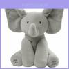 Elefante Falante e Cantante Animado Peekaboo Presentes para Bebês e Crianças Educacional