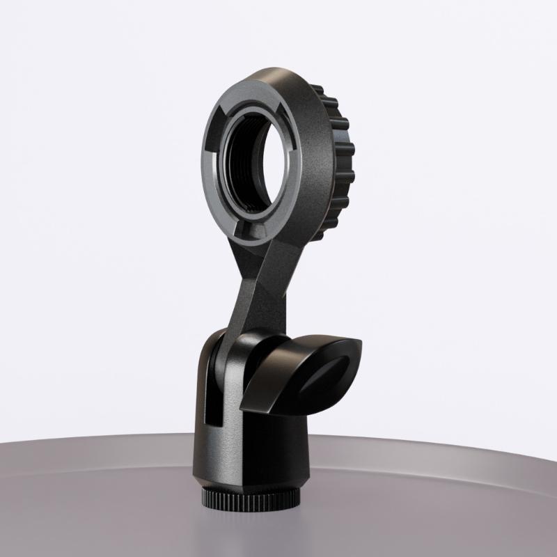 Metal Microphone Clip Microphone Shock Mount Bracket Holder Simple Stand Accessories Use Flexible Angle Adjustment