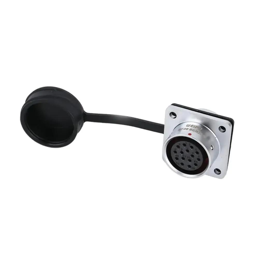 WEIPU SF20 SF2010/P SF2013/S Panel Seat IP67 Waterproof Automotive Circular Connector 2 3 4 5 6 7 8 9 12 15Pin Charger Adapter