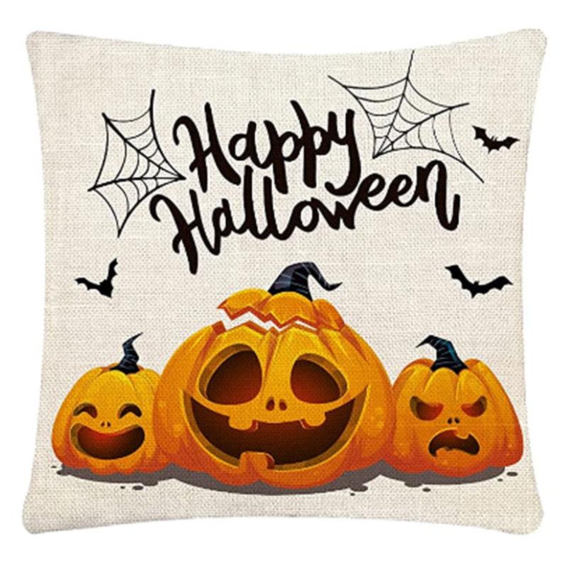 New Halloween Pillowcase Living Room Sofa Cushion Pillowcase Linen Sample Room Home Decoration