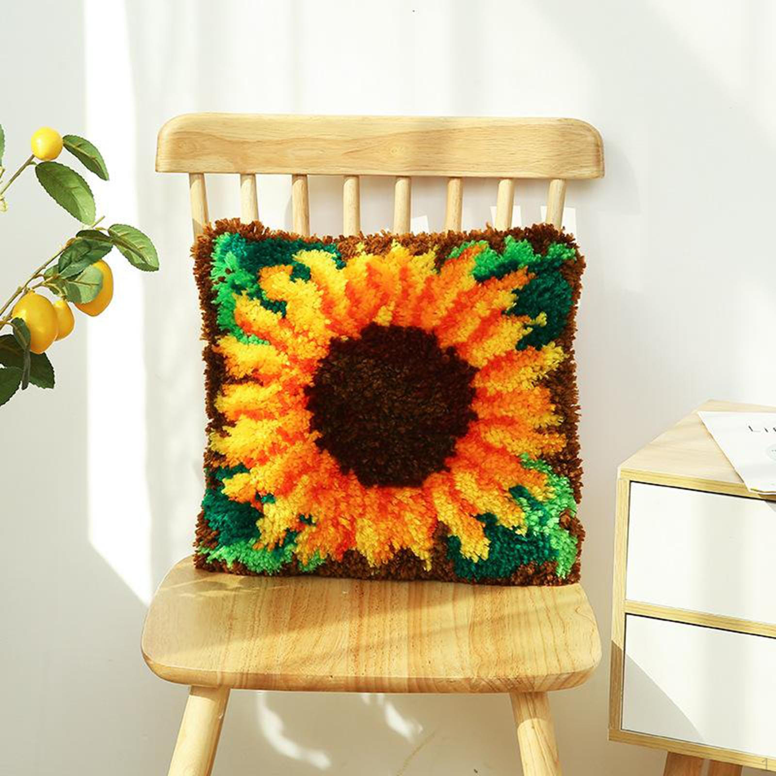 Набор Сделай сам Изготовление ковра Вышивка подушек Шитье Sunflowers